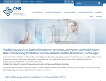 Tablet Screenshot of cms.de